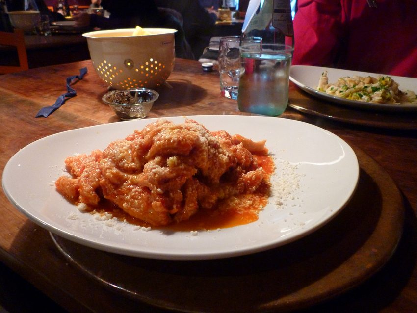 « Primi piatti », Osteria Santo Spirito, Florence (Toscane)