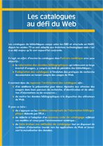 Plaquette d'information « Les catalogues au défi du web »